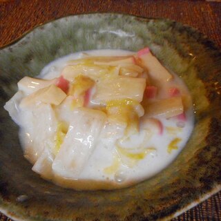 カマボコと白菜のクリーム煮